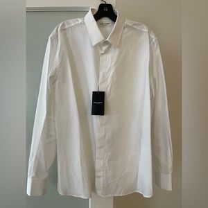 New white mens Saint Laurent shirt. Never worn with tags.